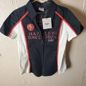 Harley-Davidson Men's Woven Shirt large NWT